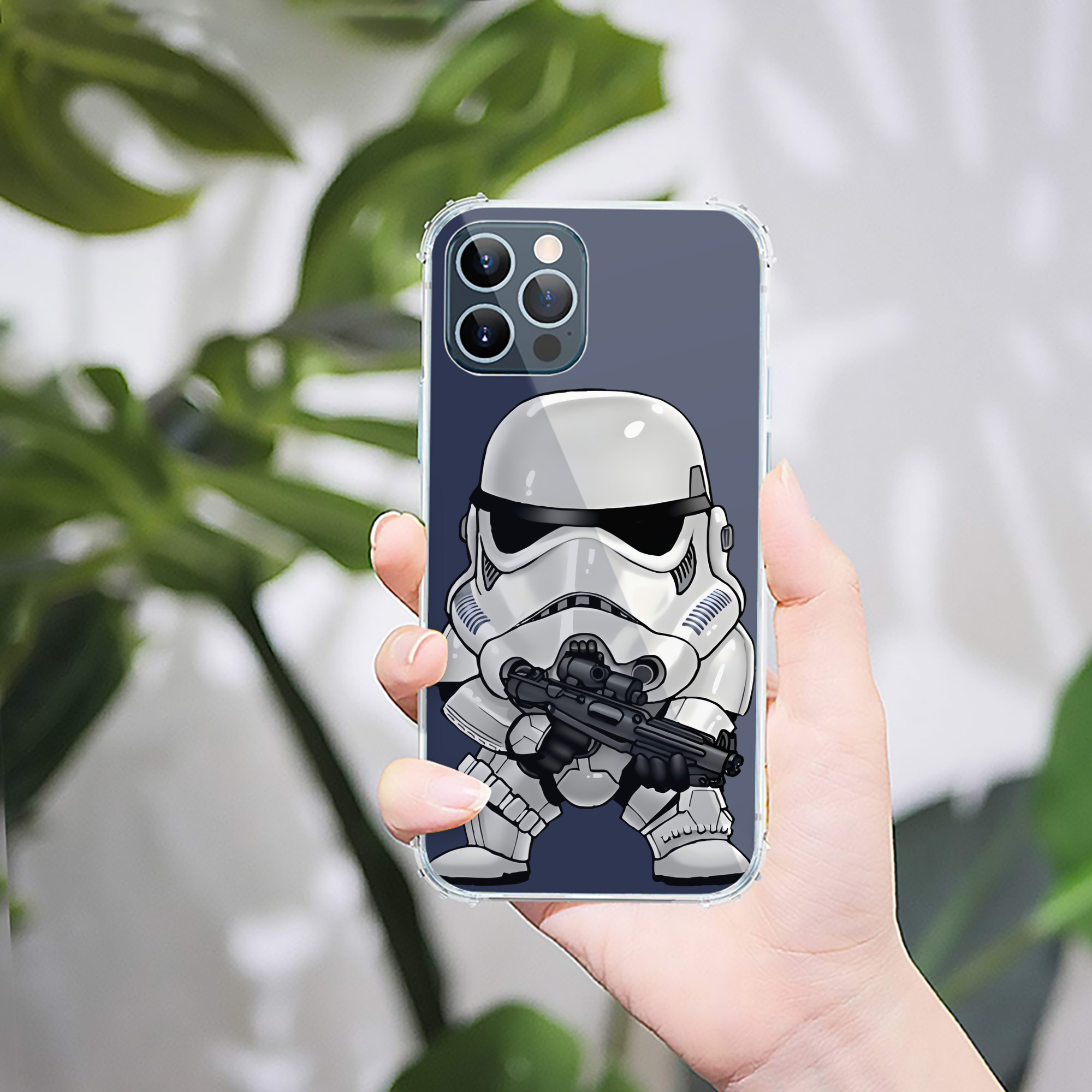 （画像用） スター・ウォーズ Star Wars 【iPhone 12シリーズ対応】透明スマホケース（クリアソフトケース）